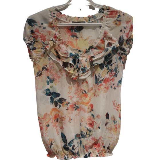 3/$30 🏷 Smart Set Floral Blouse Size XS - Picture 1 of 6